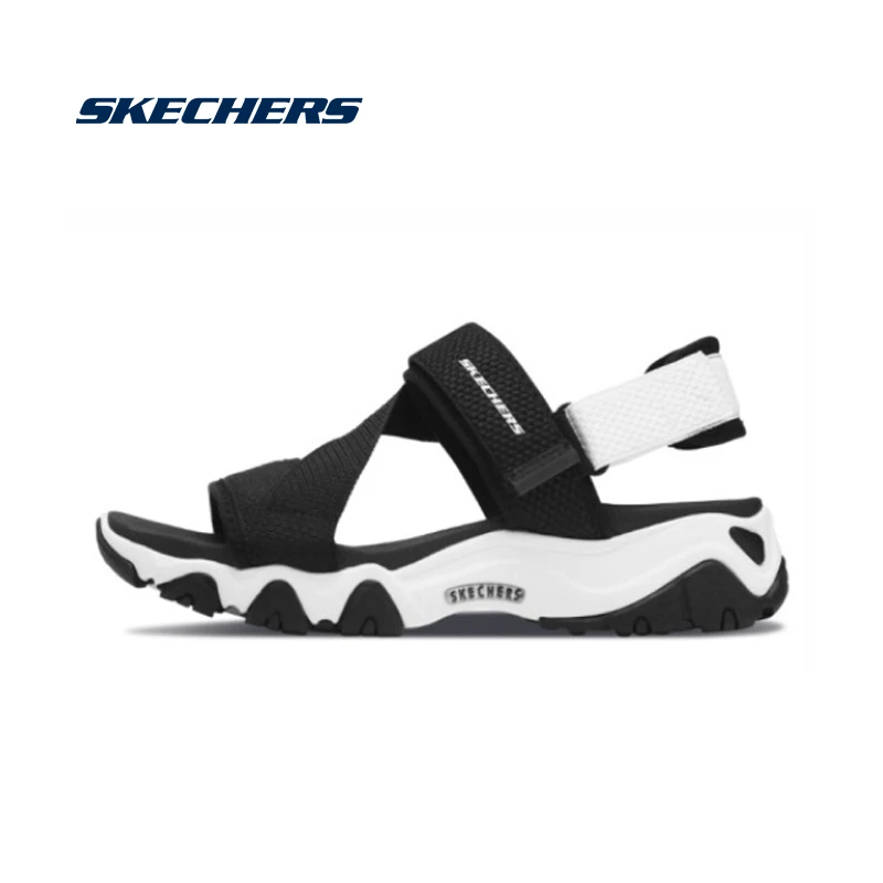 Skechers sandalias de gladiador para mujer, zapatos cómodos de diseño marca, transpirables, color negro claro, para verano, bkw|Sandalias de mujer| - AliExpress