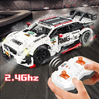 

RC Technic MOC-6687 6688 Super sports Racing Car C63 Building Block Bricks toys for kids gifts 21322