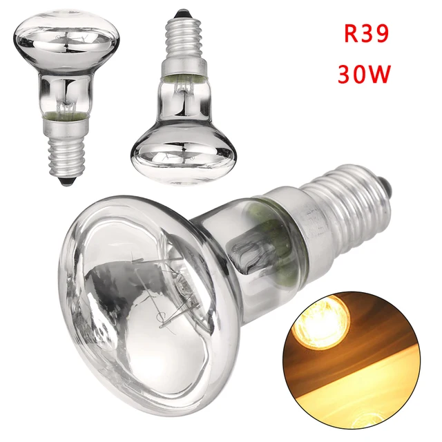 1Pc Replacement Lava Lamp E14 R39 30W 230V Spotlight Screw In Light Bulb  Clear Reflector Spot Light Bulbs Motion Reflect Lamp - AliExpress