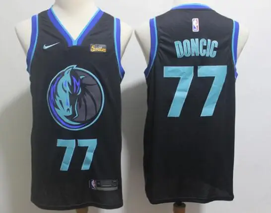 for men dal A+++ Качественная мужская одежда для взрослых#41 Dirk Nowitzki 77 Luka Doncic Jersey Dallas - Цвет: for men