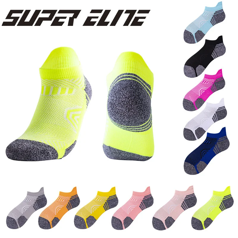 New Fashion Men's Socks Sports And Leisure Outdoor Breathable Non-slip Deodorant High-quality Cotton Boat Basketball | Мужская