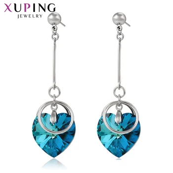 

11.11 Xuping Heart Shaped Hypoallergenic Drop Earrings Crystals from Swarovski Jewelry Best Birthday Gift Women S173.2-97749