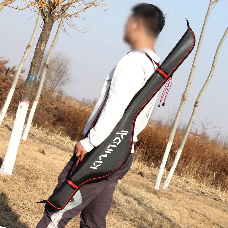  125CM Foldable Storage Fishing Bag EVA Waterproof Fishing Rod Bag For Fishing Tackle Accessory Larg - 4000157611223