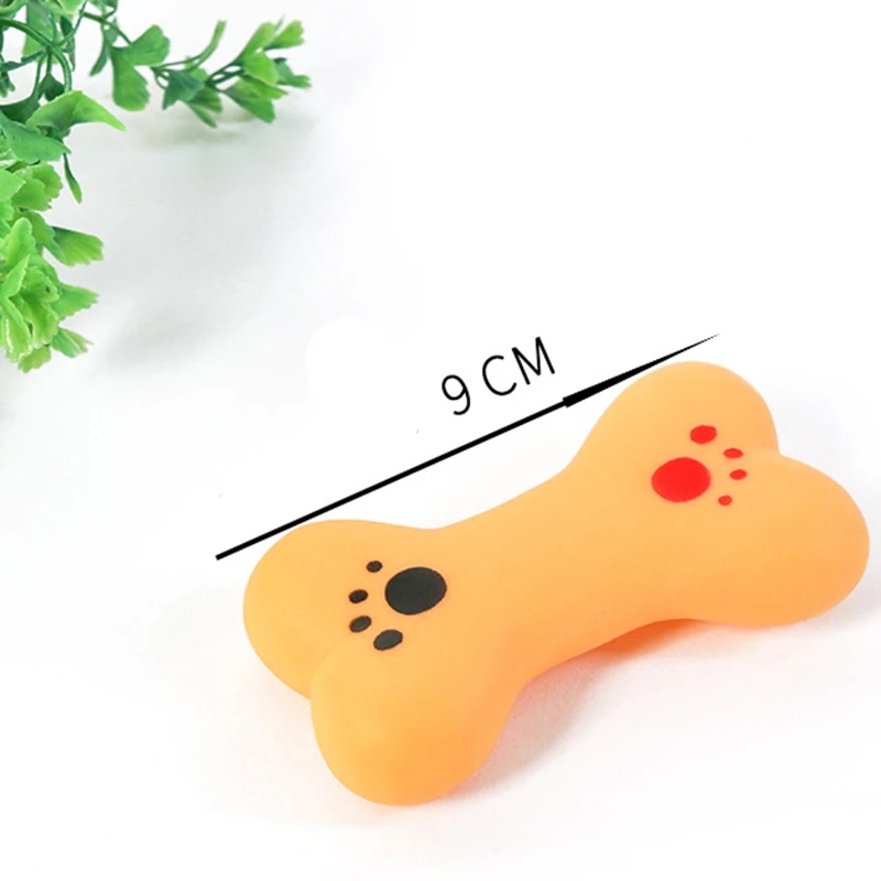 Top-20Pcs/лот игрушки для собак, щенков, домашних животных, виниловая кость, собака, кошка, пищалка, игрушка ББ звук, Нетоксичная игрушка