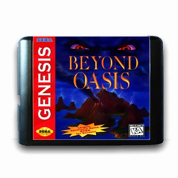 

Beyond Oasis 2 for 16 bit Sega MD Game Card for Mega Drive for Genesis US PAL Version Video Game Console