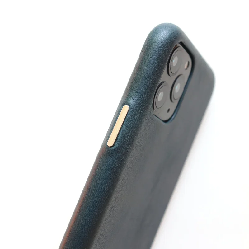 Натуральная кожа Премиум чехол для телефона для iPhone 11 Pro металлические кнопки традиционная ручная работа задняя крышка для iPhone 11 Pro Max