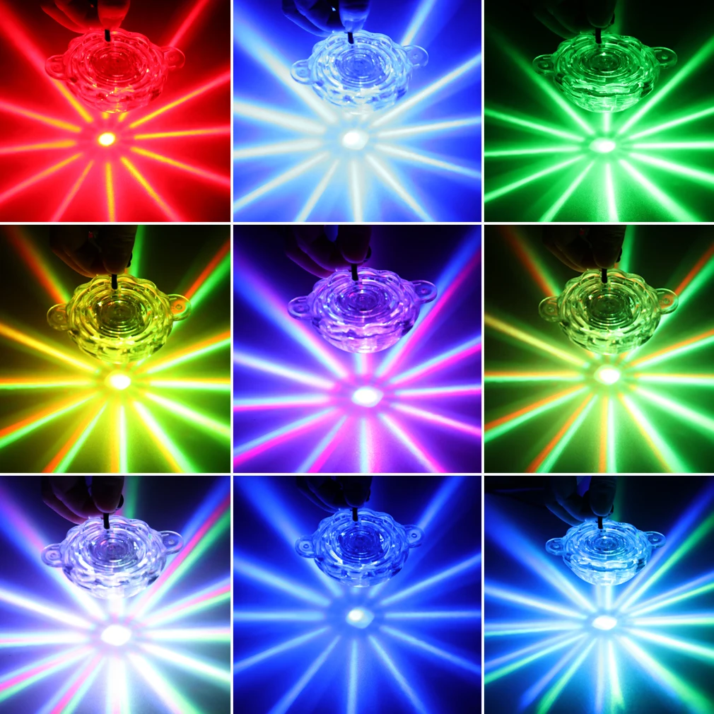 Декоративная лампа для мотоцикла RGB атмосферная лампа автомобильная светодиодная декоративная лампа 12 В мото шасси свет мотоцикл вспышка стробоскоп свет