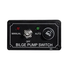 Yacht RV rocker switch panel with protection one toggle button panel switch twist switch