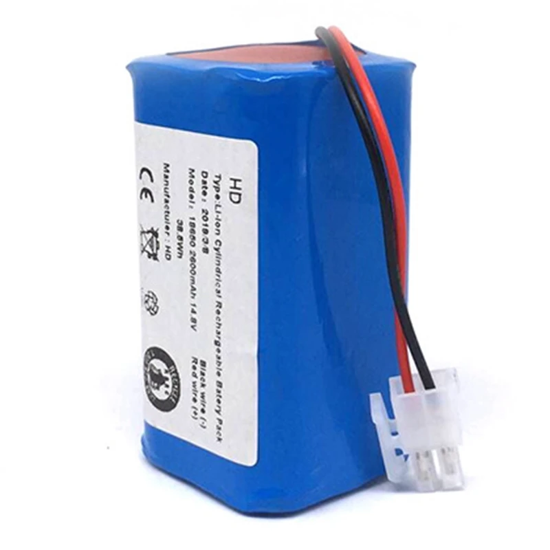 Аккумуляторная батарея 2x фильтр + 2 x щетка 14,8 V 2800Mah Роботизированный пылесос аксессуары для Chuwi iLife A4 A4S A6