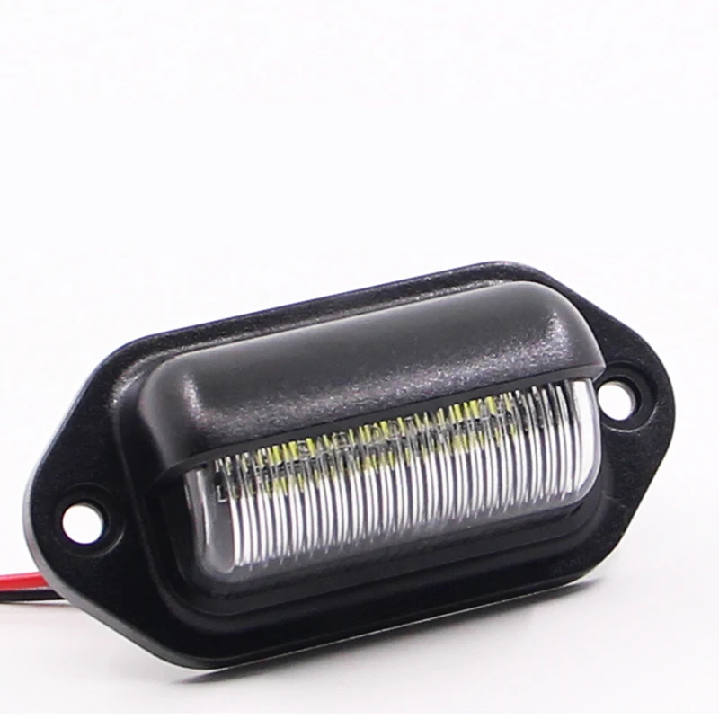 Nlpearl 2x 12V 6 LEDs License Plate Light for Boats Motorcycle Auto Trailer Truck White LED Number Plate Lamp Car Light Assembly Nlpearl 2x 12V 6 LEDs License Plate Light for Boats Motorcycle Auto Trailer Truck White LED Number Plate Lamp Car Light Assembly