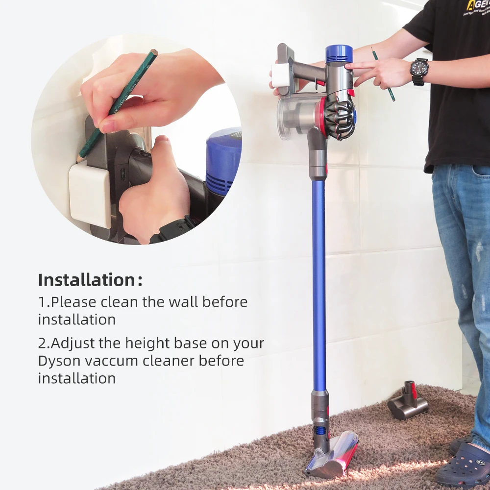 Liboer-Wall-Holder-for-Dyson-Vacuum-Cleaner-Plastic-Storage-Holder-Organizer-Holder-Compatible-with-Dyson-V7 (3)