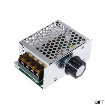 

Drop Ship&Wholesale AC 220V 4000W High Power SCR Speed Controller Electronic Voltage Regulator Governor July 29