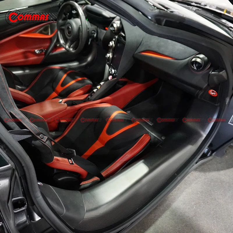 Подходит для mlaren 720s дверные пороги пассажирская сторона нижнее крыло Дверная панель перекидная юбка автомобильные аксессуары