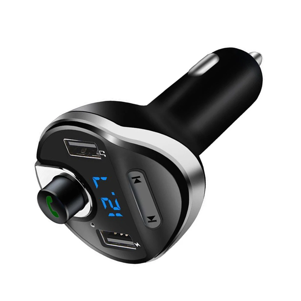 Bluetooth fm-передатчик для автомобиля Hands free In-Car fm-радио адаптер автомобильный комплект с USB зарядным устройством Определение напряжения для телефонов