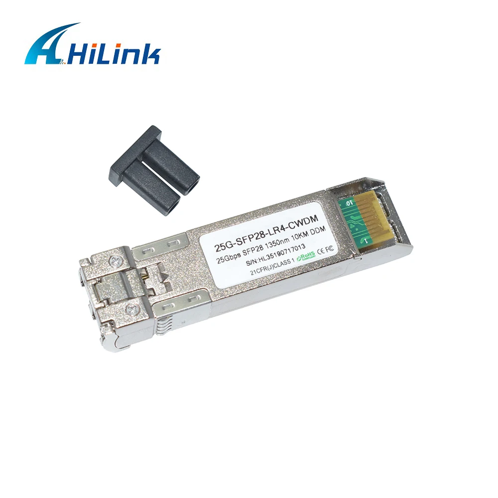25 Гбит/с 1350nm SFP28 CWDM SFP 10 км двойной LC DDOM оптический модуль