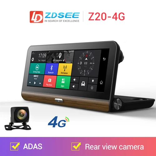 LDZDSEE 7,8" ips 4G ADAS Автомобильный видеорегистратор dashcam Full HD 1080P камера видео регистратор Android gps карта 1G+ 16GB - Название цвета: 3G support