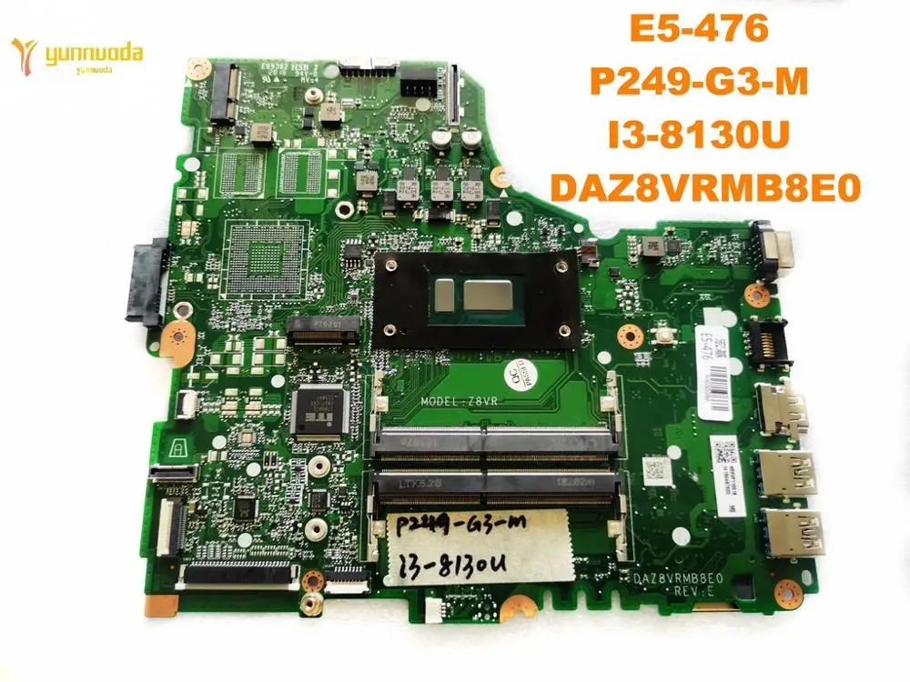 buy  Original for ACER E5-476 laptop motherboard E5-476 P249-G3-M I3-8130U DAZ8VRMB8E0 tested good free 