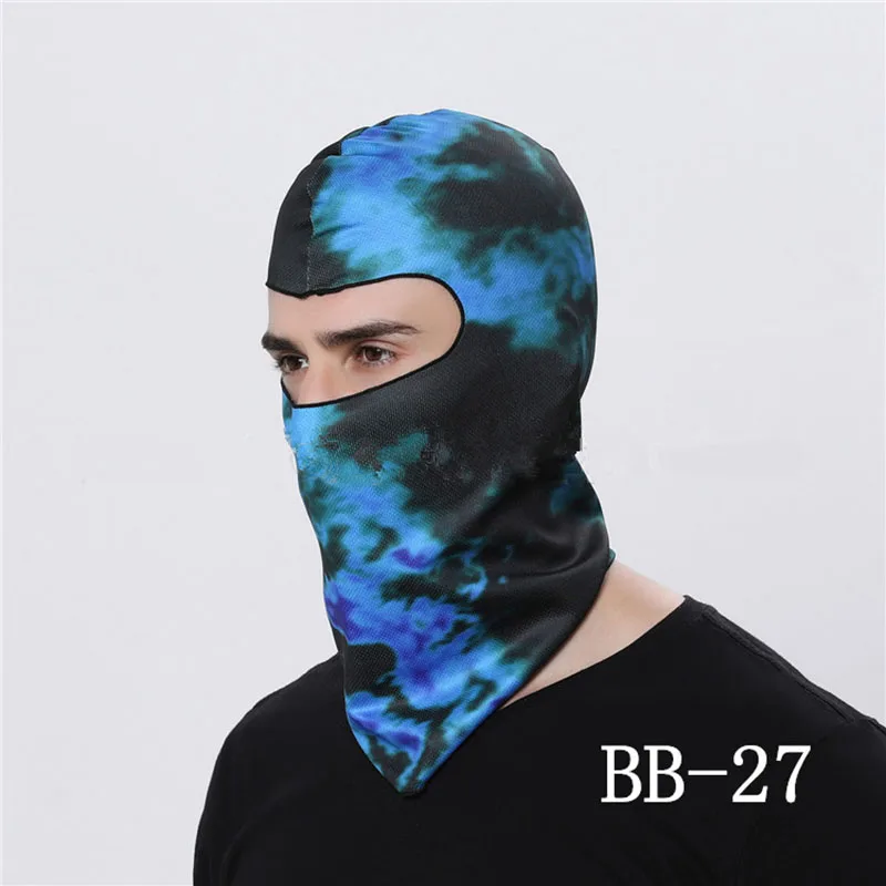 H334 BB-27 Открытый Велоспорт Балаклава анфас маска велосипеда для езды на велосипеде езда спорт Сноубординг шлем лайнер тактический Пейнтбол Шляпа Кепки - Цвет: H334 BB-27