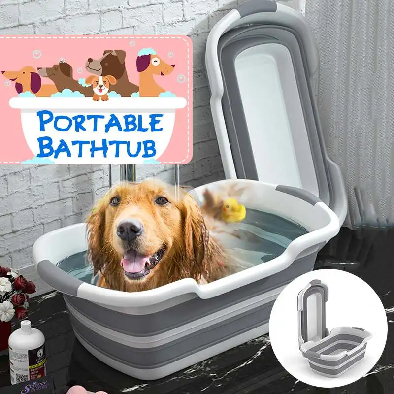 collapsible dog bath