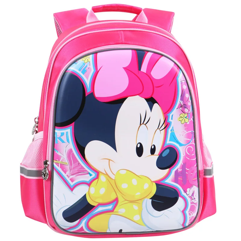 Disney рюкзак для девочек Минни Белоснежка мультфильм школьный портфель с анимэ мода полиэстер водонепроницаемый большой емкости рюкзак - Цвет: Style15