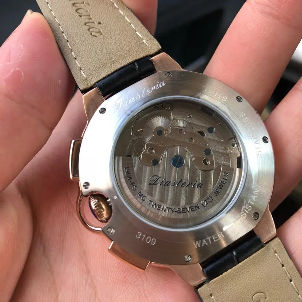 Tourbillon Мужские часы Топ Бренд роскошные с ремешком автоматические механические