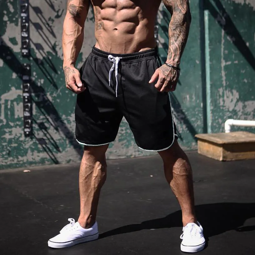 cortos de verano para hombre, ropa para culturismo, entrenamiento, de malla, de secado rápido, para playa - AliExpress Ropa de hombre