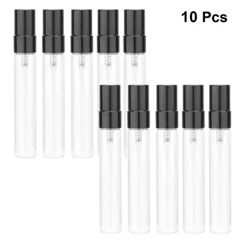 

10pcs 5/7/10ml Travel Portable Perfume Bottle Dispense Spray Bottles Sample Empty Containers Atomizer Mini Refillable Bottles