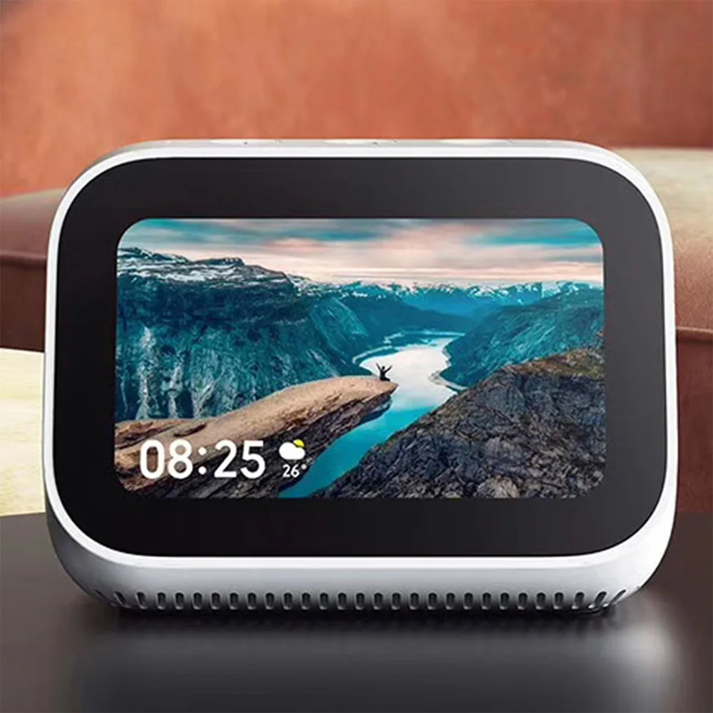 Дизайн xiaomi AI сенсорный экран Bluetooth 5,0 динамик цифровой дисплей Будильник WiFi смарт соединение динамик Mi спикер