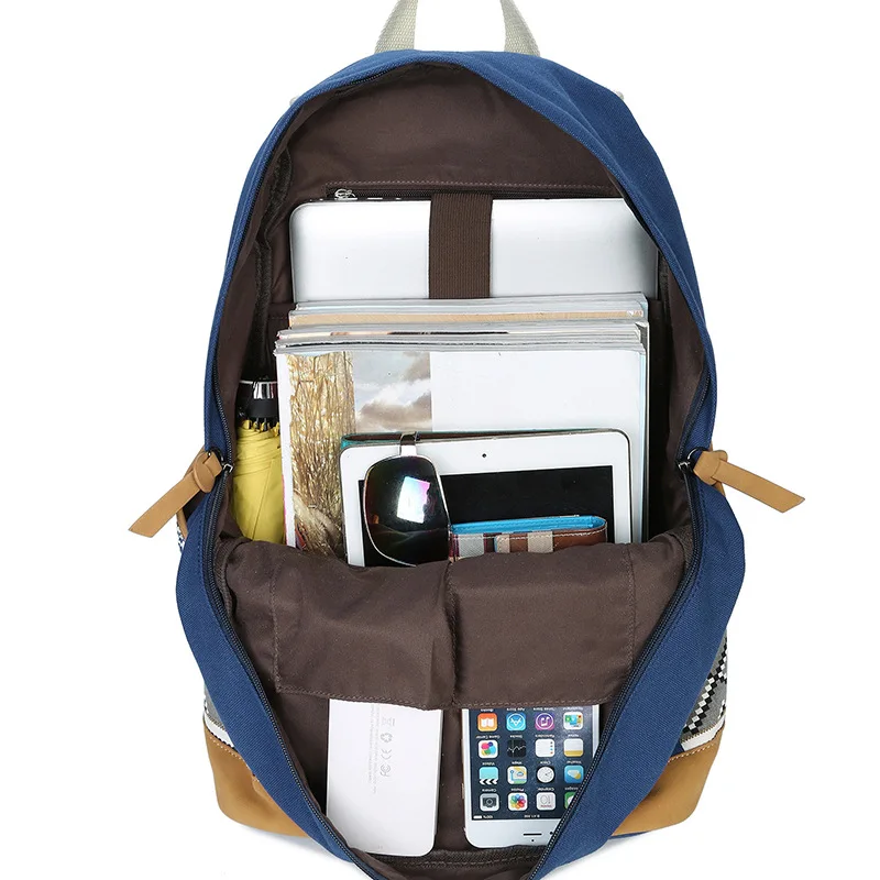 Сумка для учащихся средней школы, тканевая сумка через плечо, многофункциональная сумка из трех предметов