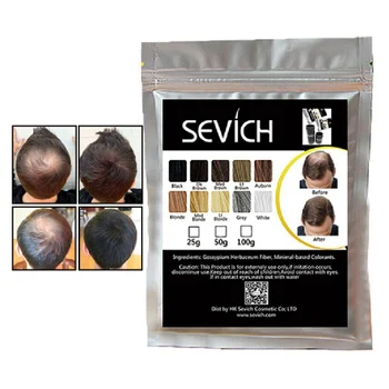 

Beauty Salon Instant Thickening Hair Fiber Powder Thickening Hair Fibers Building Wig Extensions Refill Black Colors