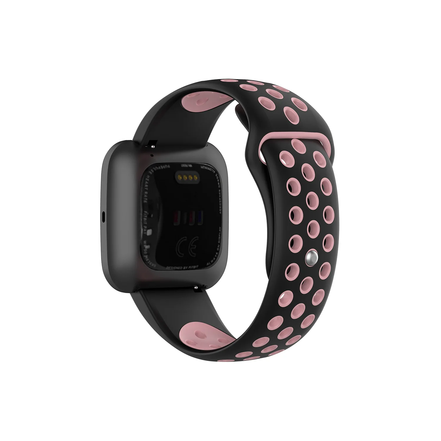 Fitbit Versa 2 полосы силиконовый ремешок+ рамка для часов Versa, дышащий и прочный простой силиконовый ремешок аксессуары