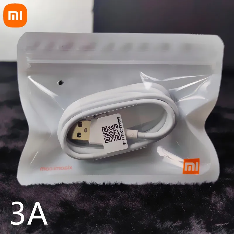 3a charging cable xiaomi Original Fast charger cable For Redmi MI note 7 8 k20 mi9 pro mi 8se 9