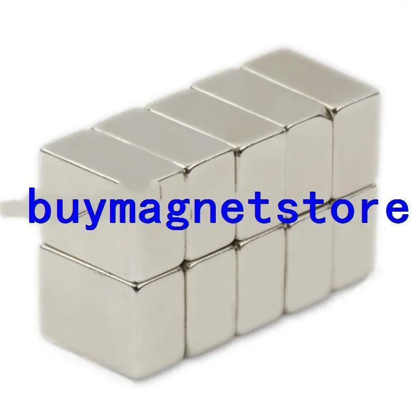 20 шт. 10*10*10 куб 10x10x10 мм супер сильные N52 высококачественные редкоземельные магниты 10x10x10 неодимовый магнит 10 мм* 10 мм* 10 мм