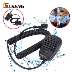 LSENG – Microphone d'épaule haut parleur à distance PTT, pour talkie walkie BAOFENG 888s UV5R,UV8,UV8D,UVB5,UVB6,A52 Retevis H777 RT5R 