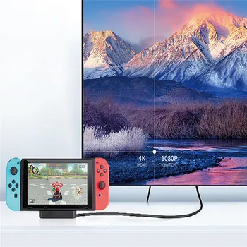 

Portable TV Converter Charging Dock DIY Game Console Charging Stand Bracket for Nintendo Switch Gaming Controller Accessories