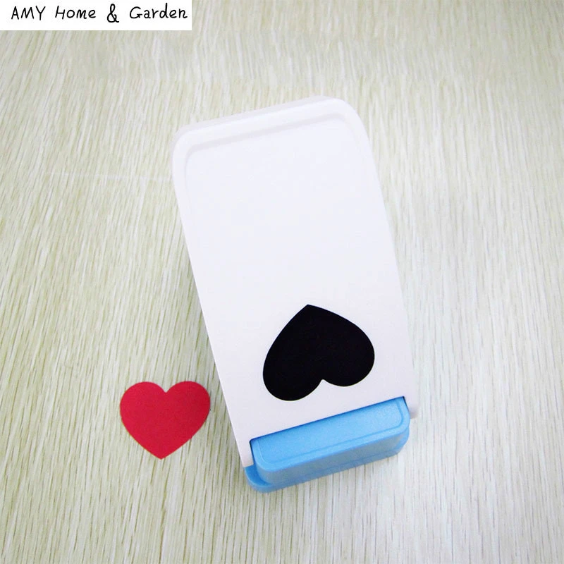 8Love 3.7 cm Большое устройство для перфорации карт скрапбукинга пробойник машина Furador De Papel Eva резак для бумаги отверстие Бабочка Ремесло принадлежности тиснение - Цвет: 8Love 3.7 cm