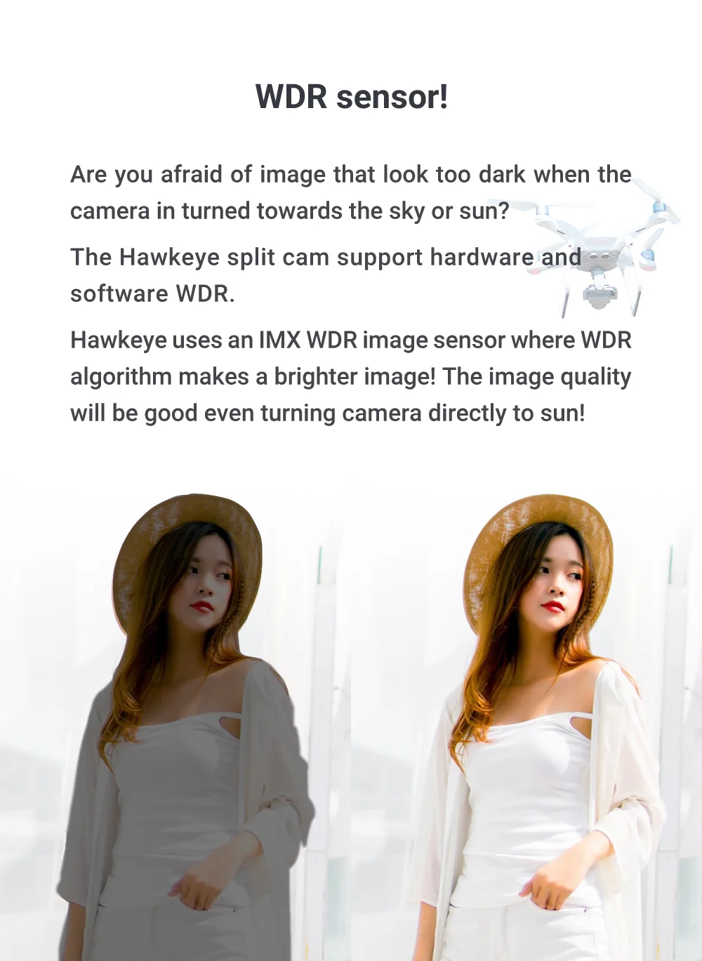 Горячая Hawkeye Светлячок Сплит Версия 4K 160 градусов HD Запись DVR 19 мм FPV камера WDR одноплатный ТВ выход для радиоуправляемого дрона