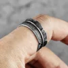 Indian Eagle Feathers Stainless Steel Mens Rings Unique Punk Hip Hop Cool for Male Boyfriend Jewelry Creativity Gift Wholesale 3
