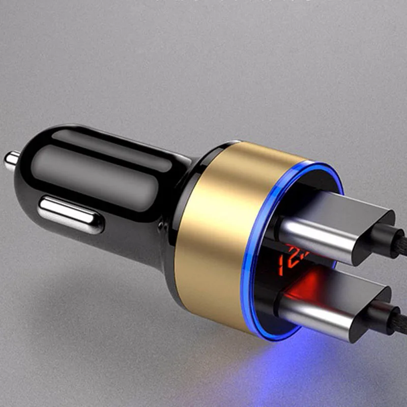 Универсальное автомобильное зарядное устройство с двумя портами USB для Acura RLX CL EL