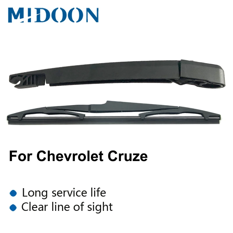 MIDOON стеклоочистителя 1" заднего стеклоочистителя и рычаг комплект для Chevrolet Cruze MK1 Хэтчбек 2008- лобовое стекло ветрового стекла заднего стекла