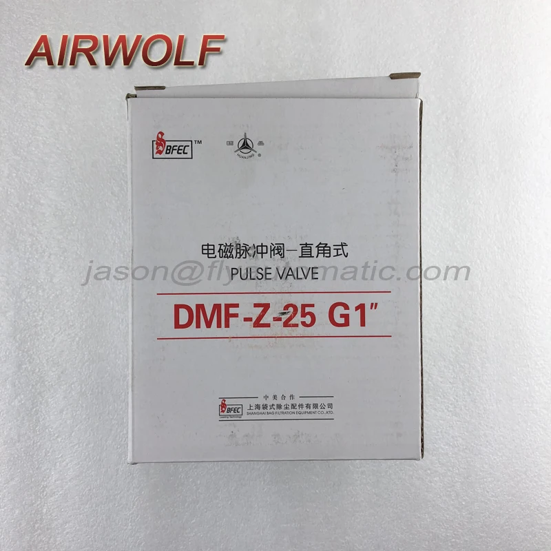 BFEC DMF-Z-25 DN25 Тип угловой соленоидный импульсный струйный клапан