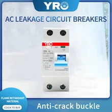 AC 2P 63A 100A 230V 400V Residual Current Circuit Breaker Differential Breaker Safety Switch FS202