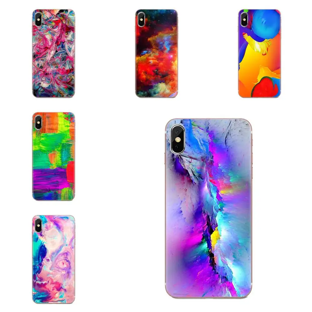 Абстрактное художественное красочное цифровое искусство для Huawei Nova 2 V20 Y3II Y5 Y5II Y6