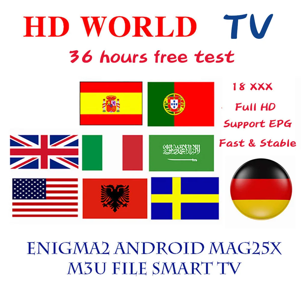

HD World IPTV M3u IPTV xxx adult Portugal greek italy poland Belgium sweden Nederlands Germany UK PC ip tv code