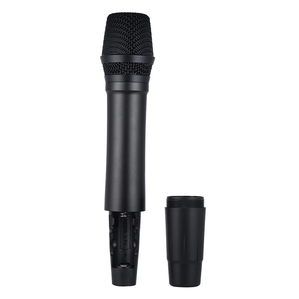 Baomic D-332 Профессиональный Двухканальный UHF Цифровой беспроводной ручной микрофон системы для караоке вечерние представления