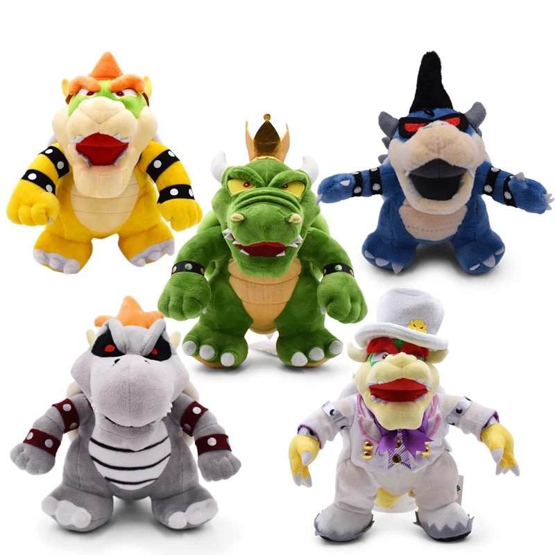 Skup 5 styl Anime Cartoon Super Mario Bowser Bowser Koopa ciemny kupa kości Kuba lalka pluszowa zabawka wielki prezent na Boże Narodzenie dla dzieci