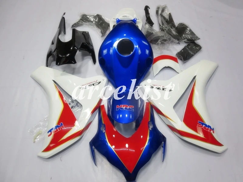 Литьевая Форма ABS мотоцикл обтекатель комплект Подходит для Honda CBR1000RR 08 09 10 11 2008 2009 2010 2011 тела набор оранжевый красный