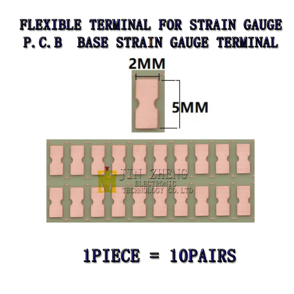 Strain gauge wiring terminal strain gauge accessories Self adhesive type Gum base material PCBboard large small size 10pairs cable connector assembly