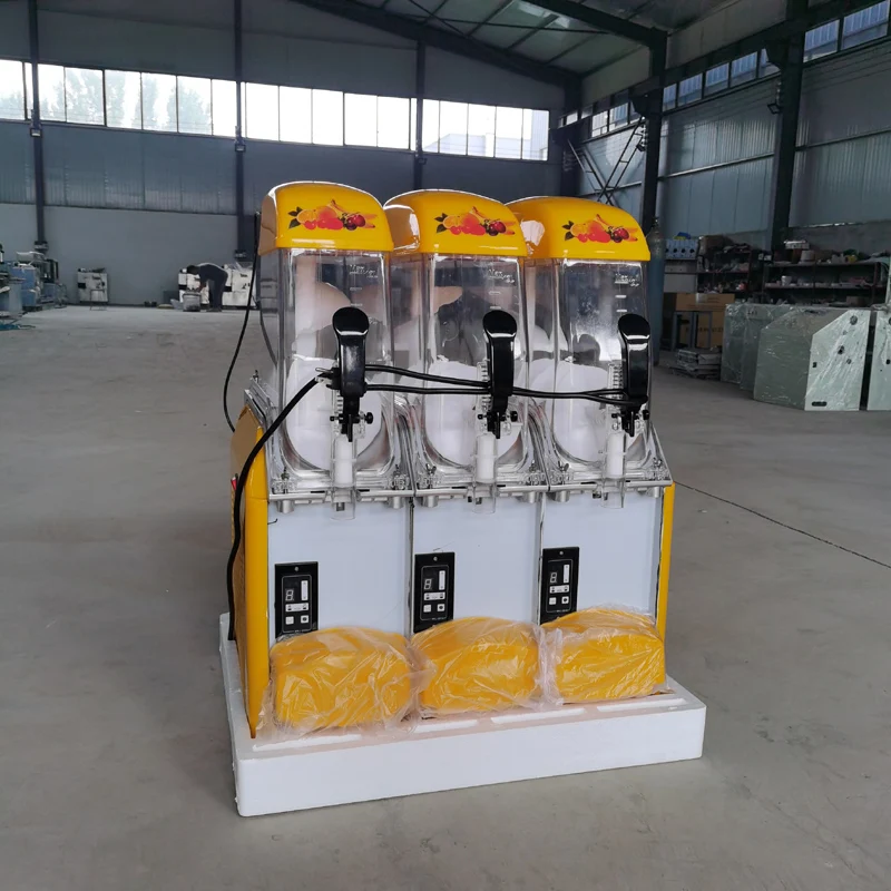 Ice Slusher 4 Tanks Slush Machine 12L*4 Smoothies Machine 1500W Snow Melting machine Slushing maker Ice cream