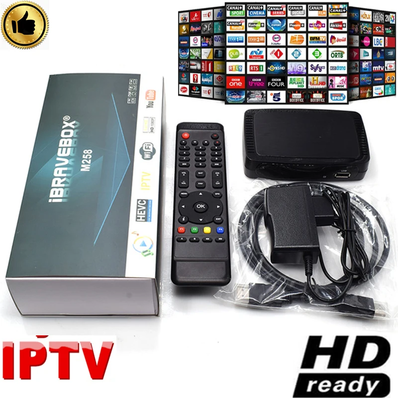 Tdt ТВ приемное устройство tv box M258 IP tv box 2 Гб DDR3 СБ декодер с usb wifi адаптер IPTV OTT коробка Декодер каналов кабельного телевидения